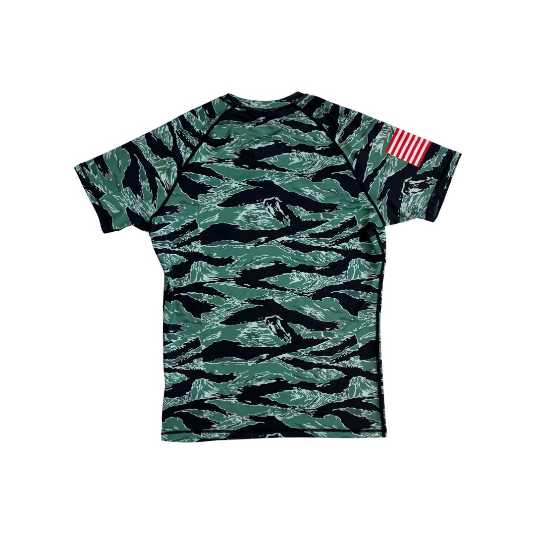 Tiger Camo Jiu Jitsu Rash Guard
