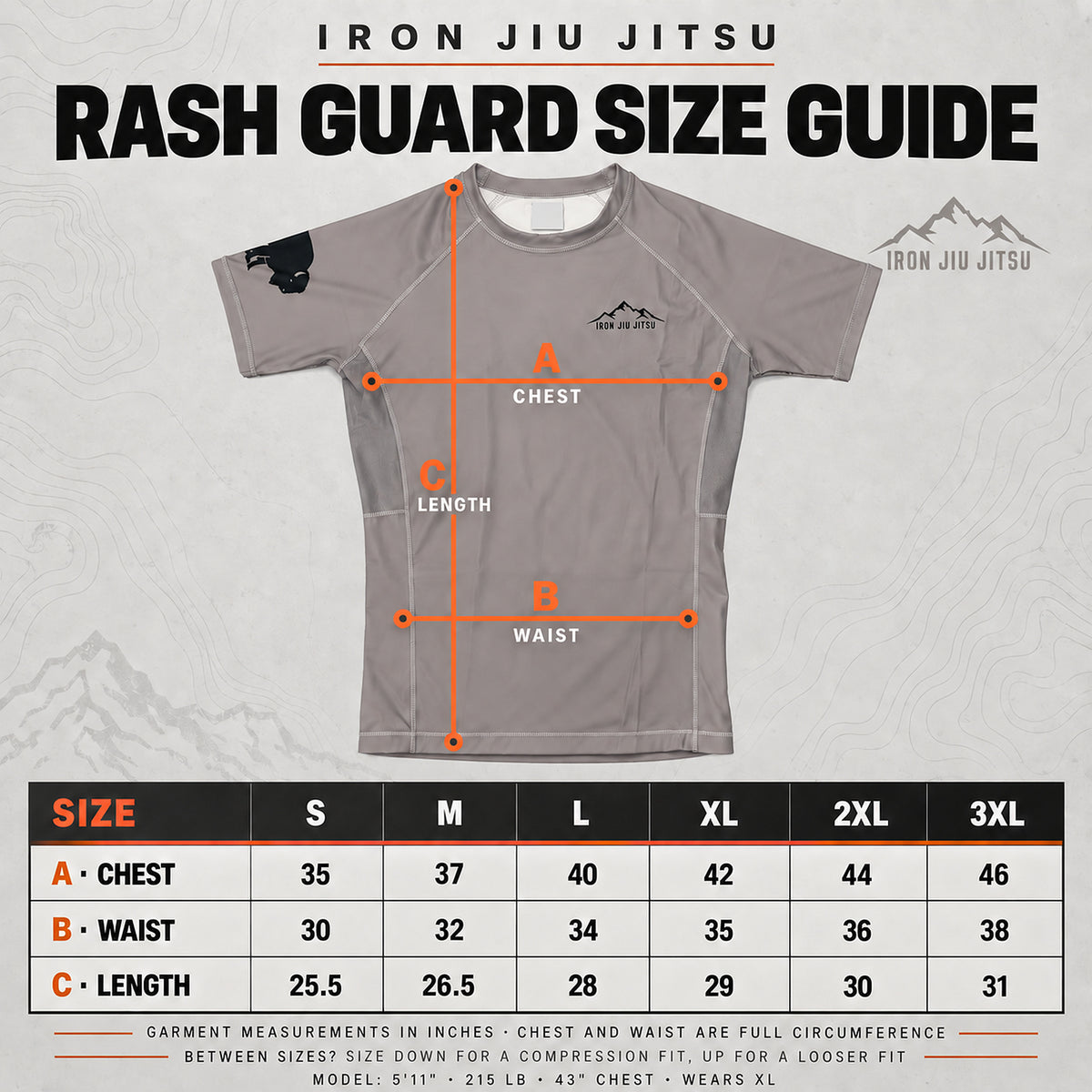Iron Mountain Granite Rash Guard