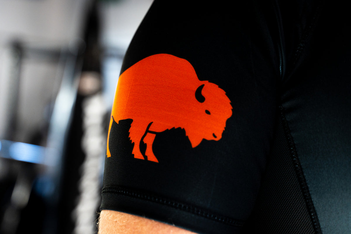 Iron Mountain Black Rash Guard