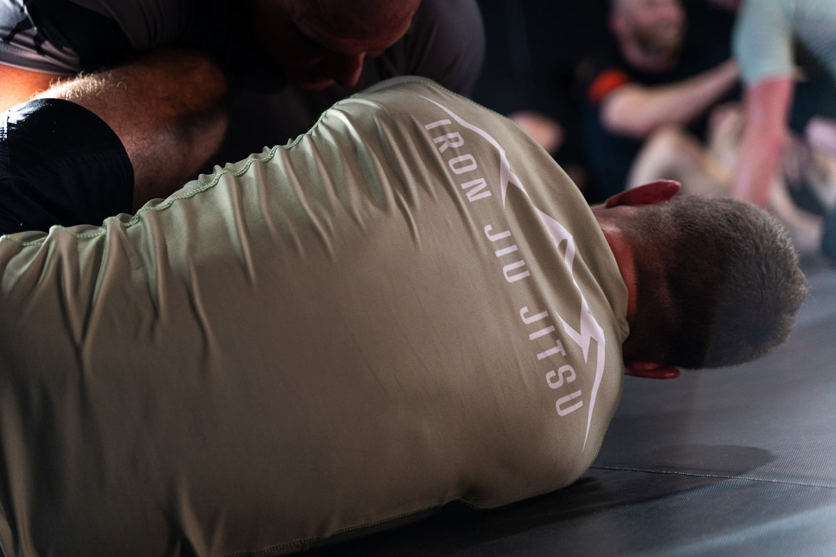 Iron Mountain Light Olive Rash Guard