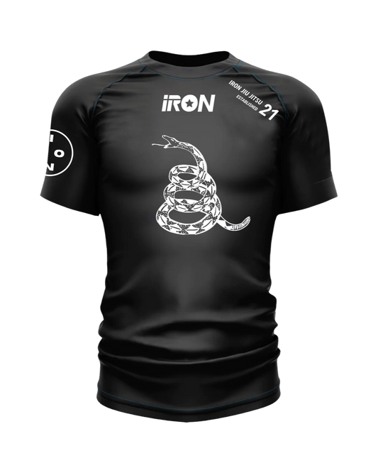 Iron Jiu Jitsu Dont Tread On Me V2. Rash Guard