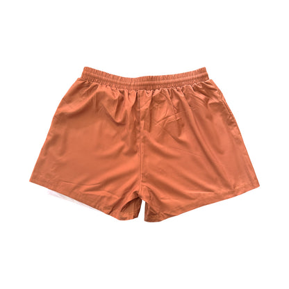 DESERT SAND HYBRID COMBAT SHORTS WITH BUILT-IN COMPRESSIONS