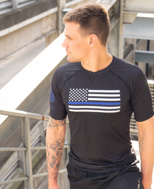 Thin Blue Line Rash Guard