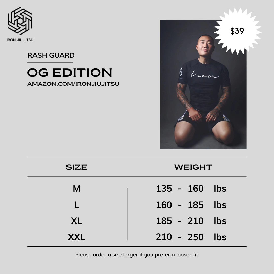 OG Iron Jiu Jitsu Rash Guard